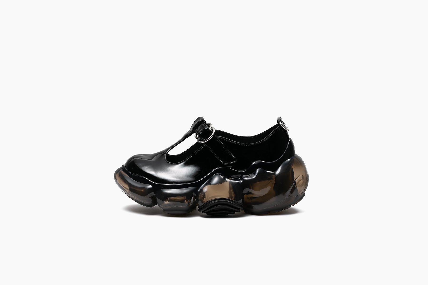 靴 grounds MOOPIE T MARY JANE MOOPIE T MARY JANE - BLACK ENAMEL / BLACK (ムーピー ティー メリー