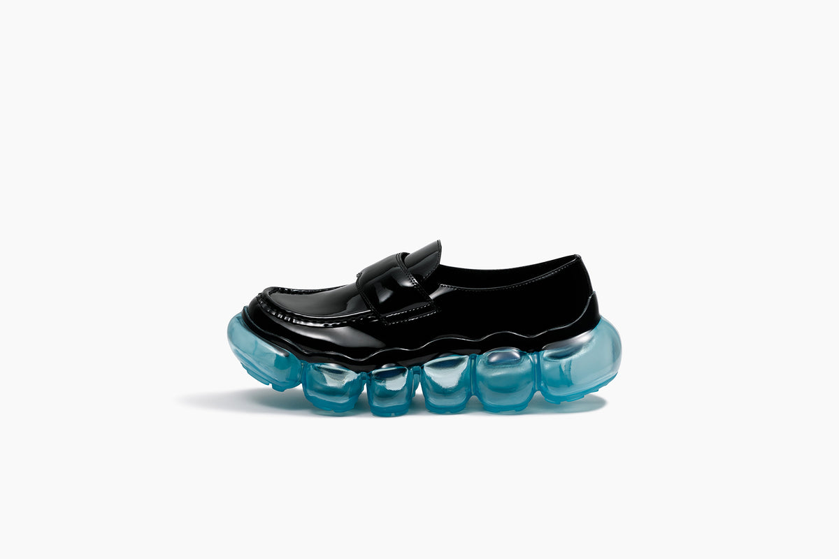 JEWELRY LOAFER BLACK ENAMEL / SODA (ジュエリー ローファー ブラック 
