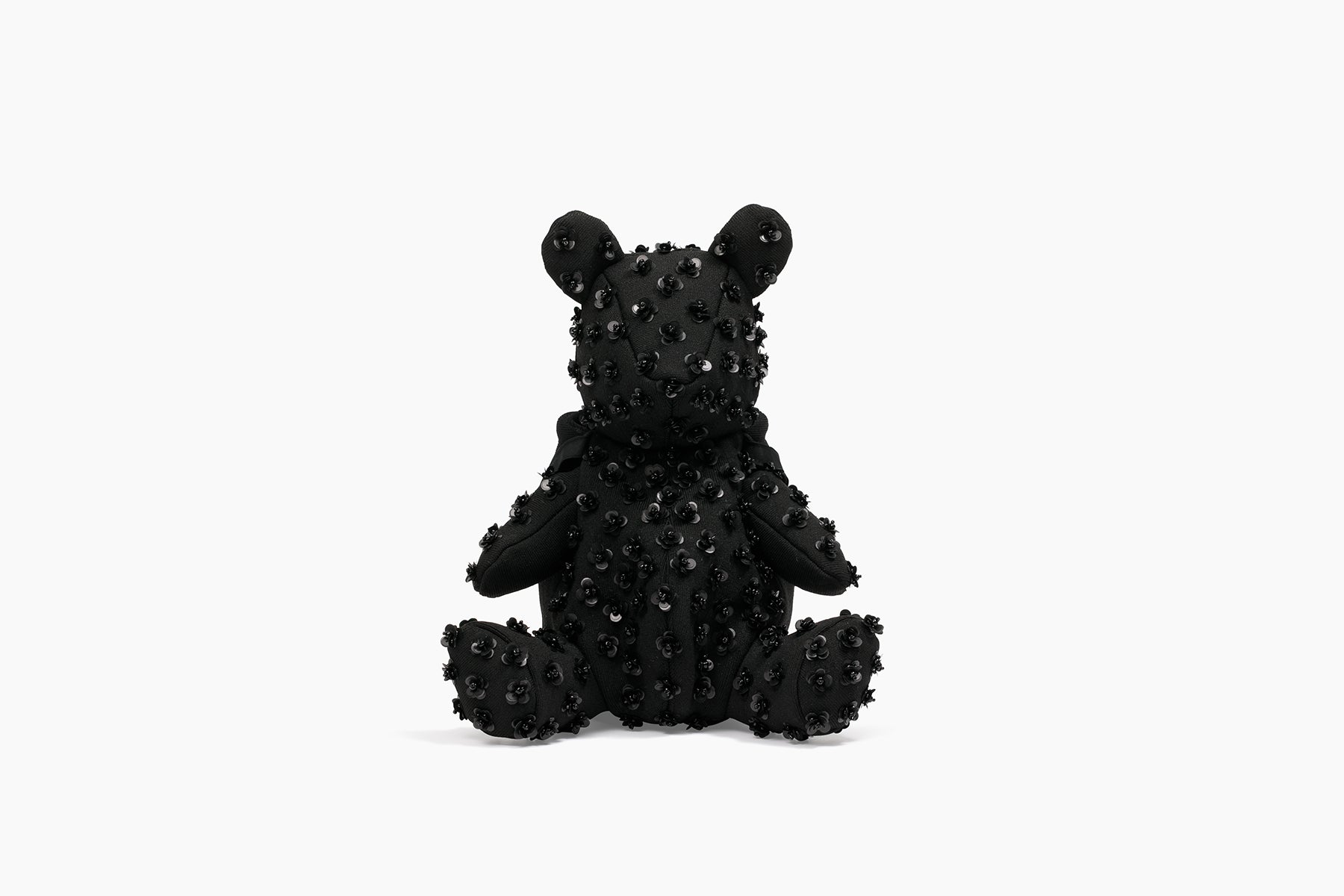 grounds BEAR BAG X HEAVEN TANUDIREDJA 09 | FLOWER BEAR BAG / BLACK x BLACK
