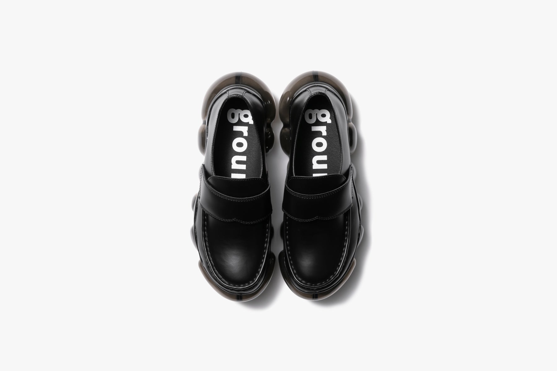 grounds JEWELRY LOAFER BLACK LEATHER / BLACK