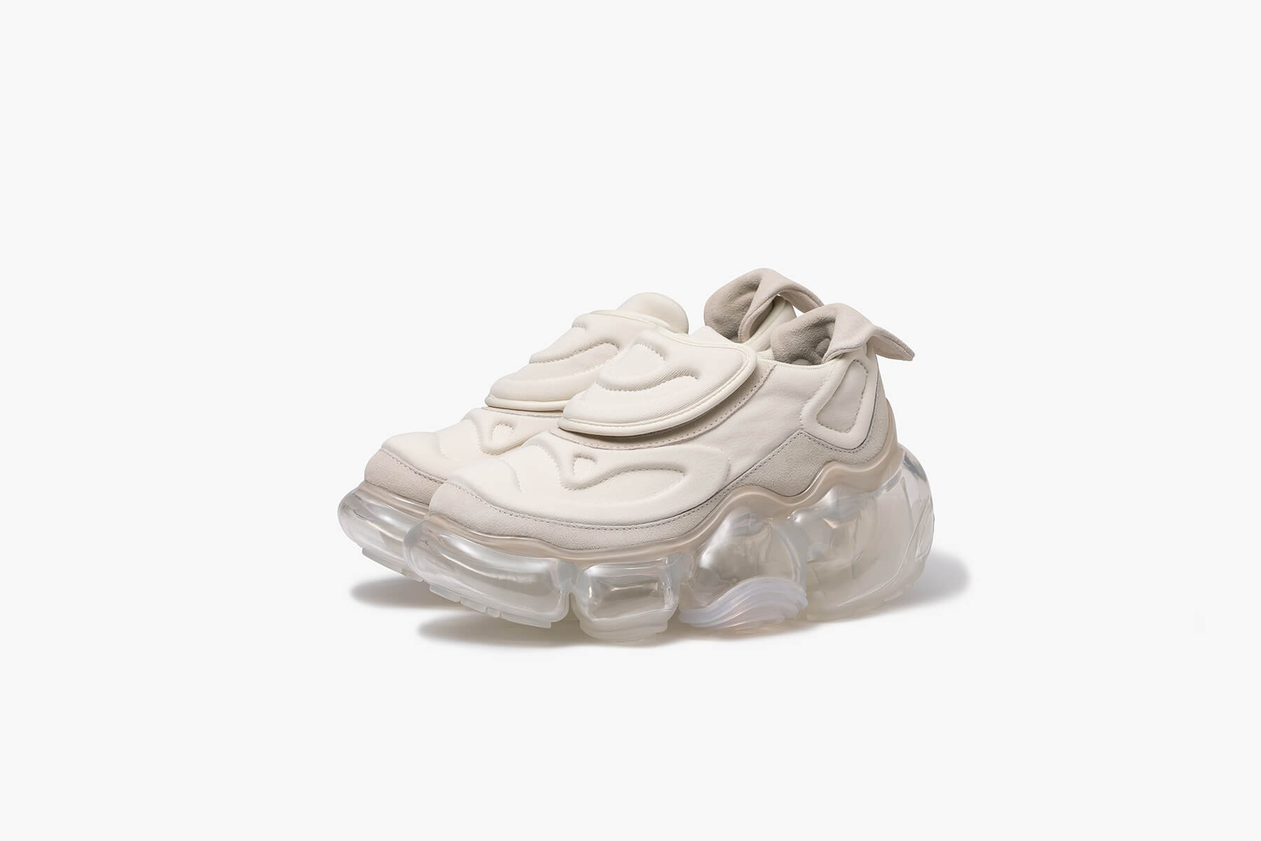 靴 Grounds MOOPIE NAZCA OFF WHITE MOOPIE NAZCA - OFF WHITE / CLEAR (ムーピー ナズカ オフホワイト