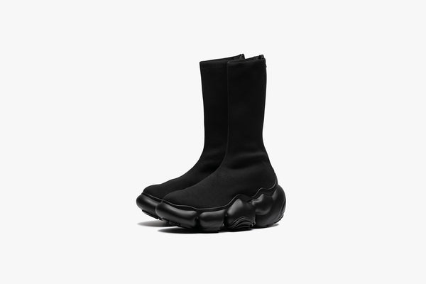 grounds MOOPIE KNIT BOOTS BLACK / BLACK MATTE