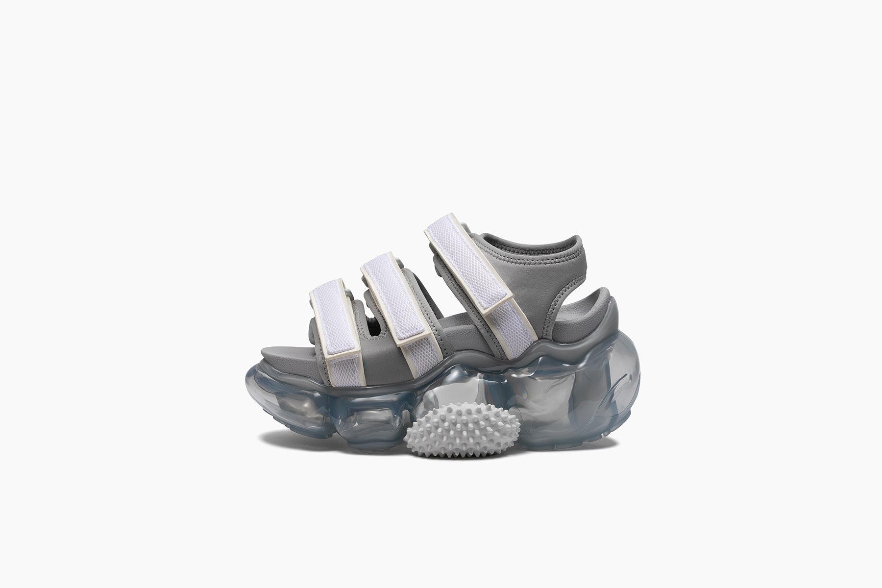 MOOPIE CATERPILLAR SANDAL WHITE / ICE GRAY