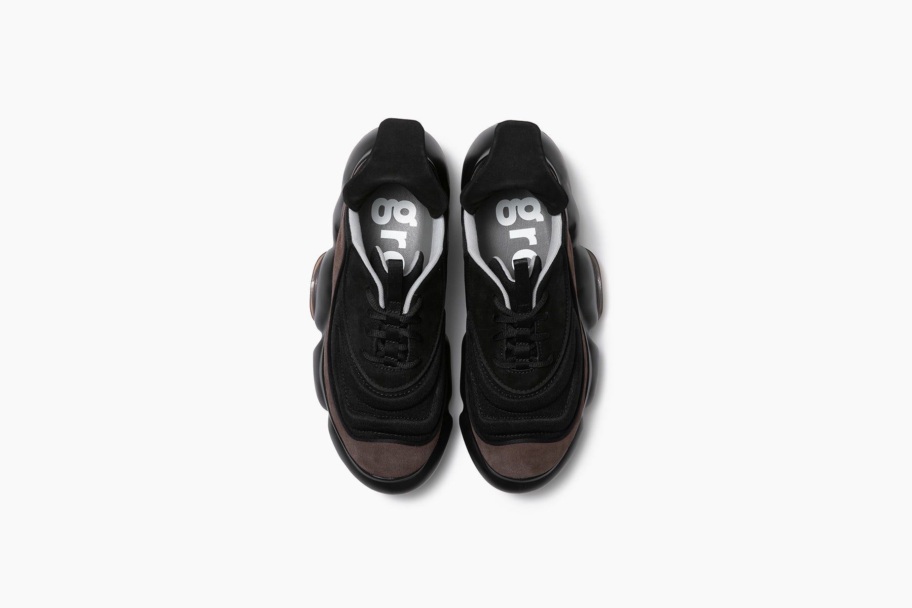 grounds MOOPIE NAZCA LACE　BLACK BROWN / BLACK SOLID MATTE