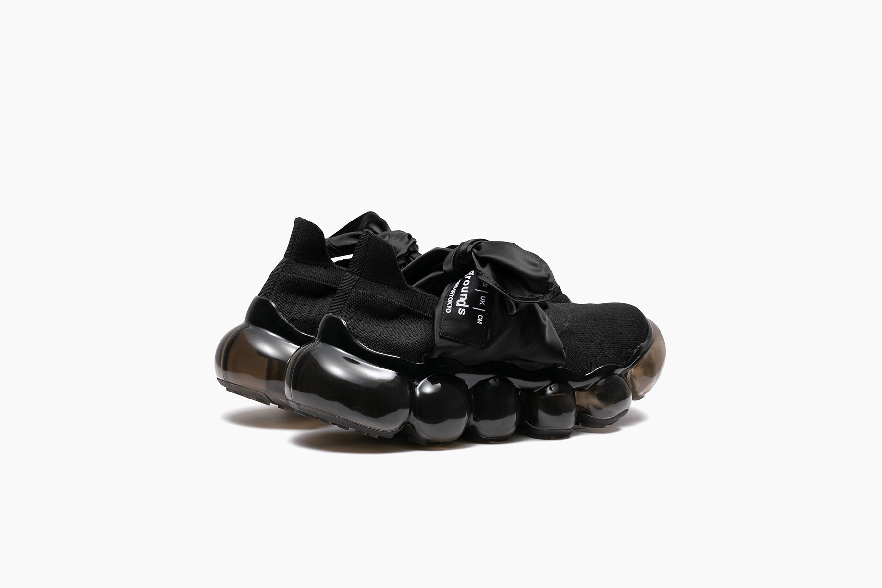 JEWELRY HANKIE PUMPS - BLACK / BLACK (ジュエリー ハンキー パンプス