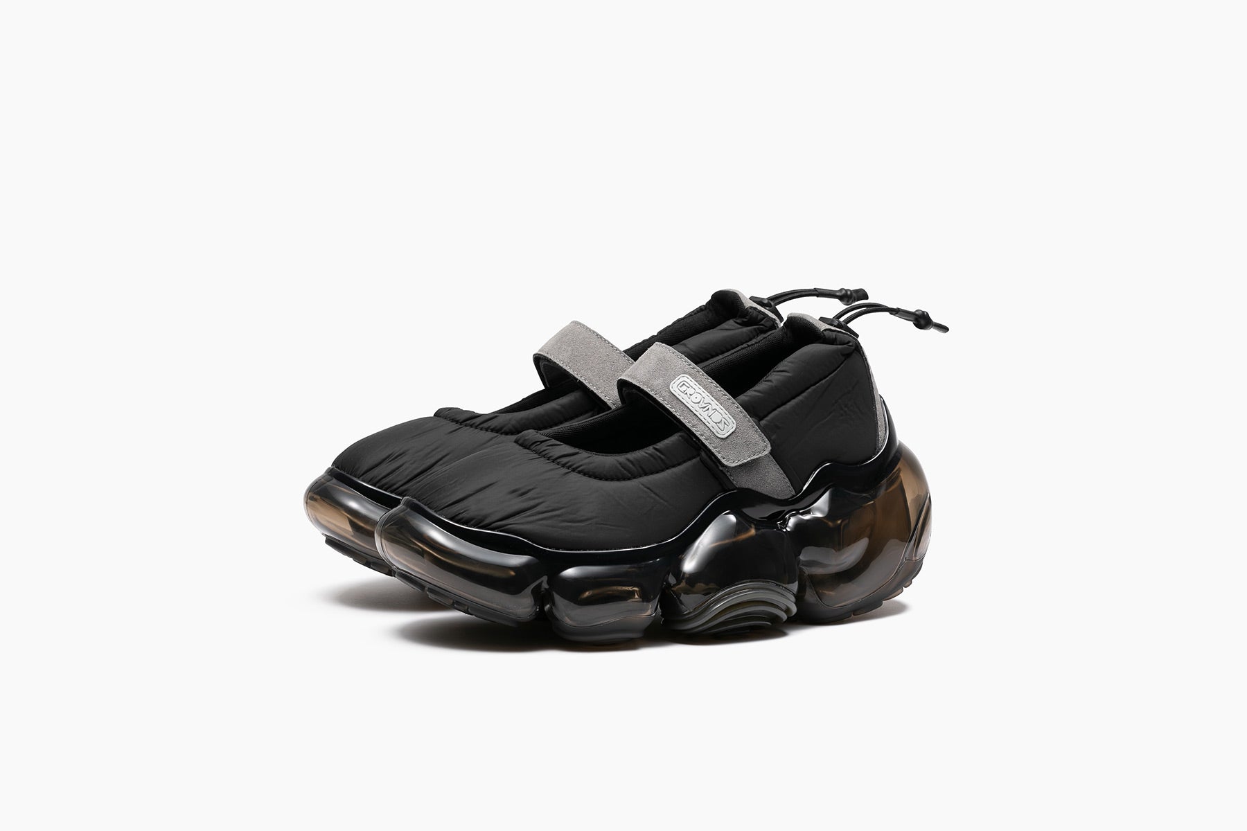 grounds MOOPIE STRAP PUMPS　BLACK GRAY / BLACK