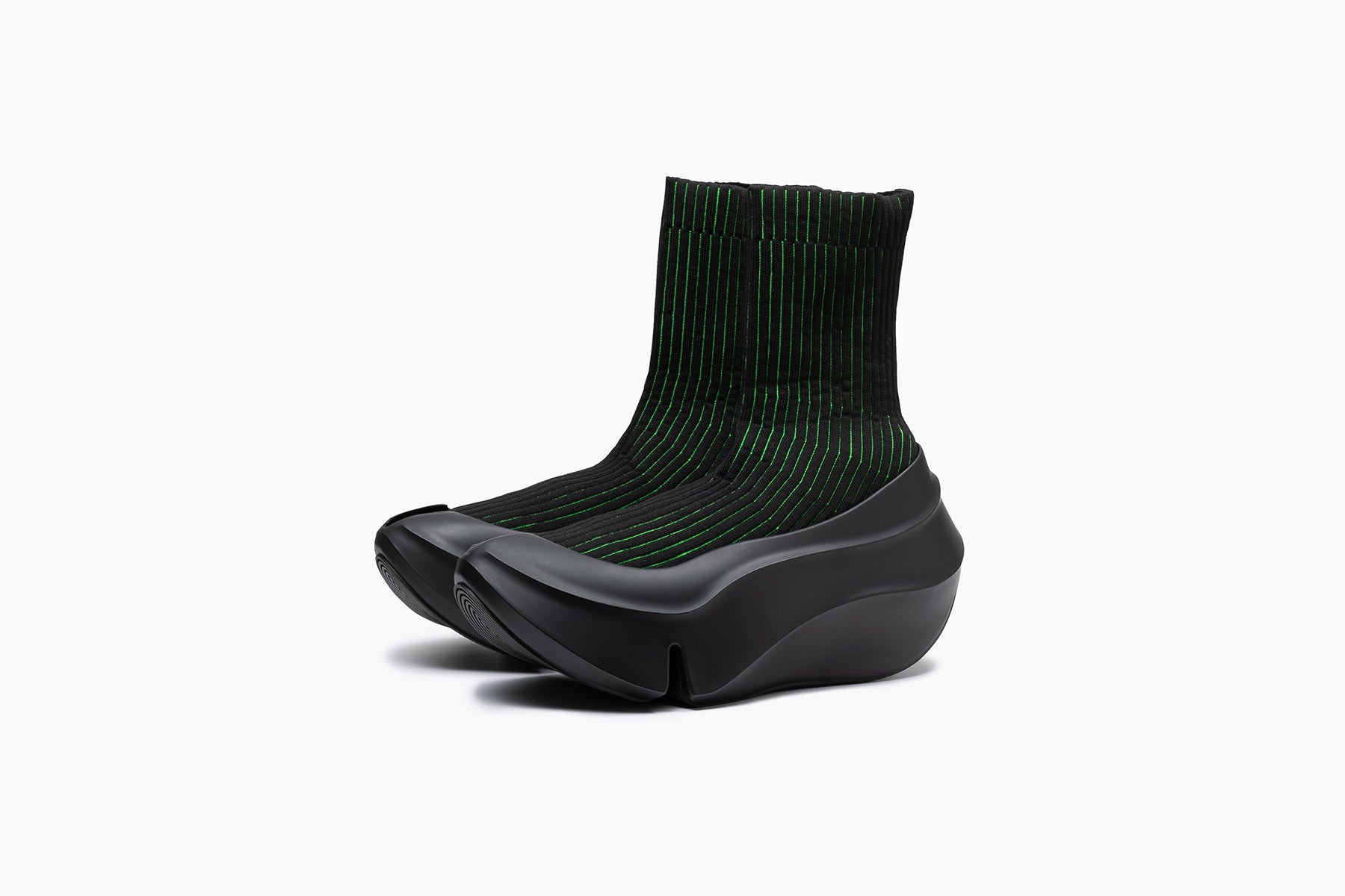 grounds ORCA RIB SOCK BLACK NEON / BLACK PAINT