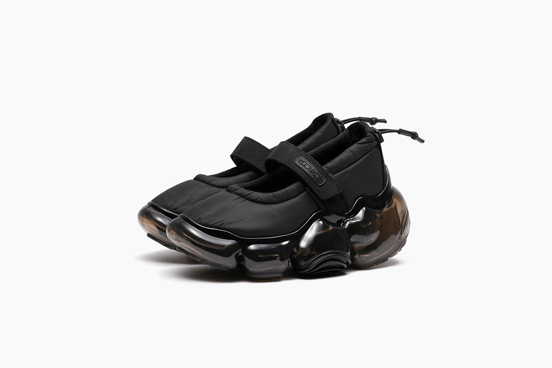 grounds MOOPIE STRAP PUMPS BLACK / BLACK