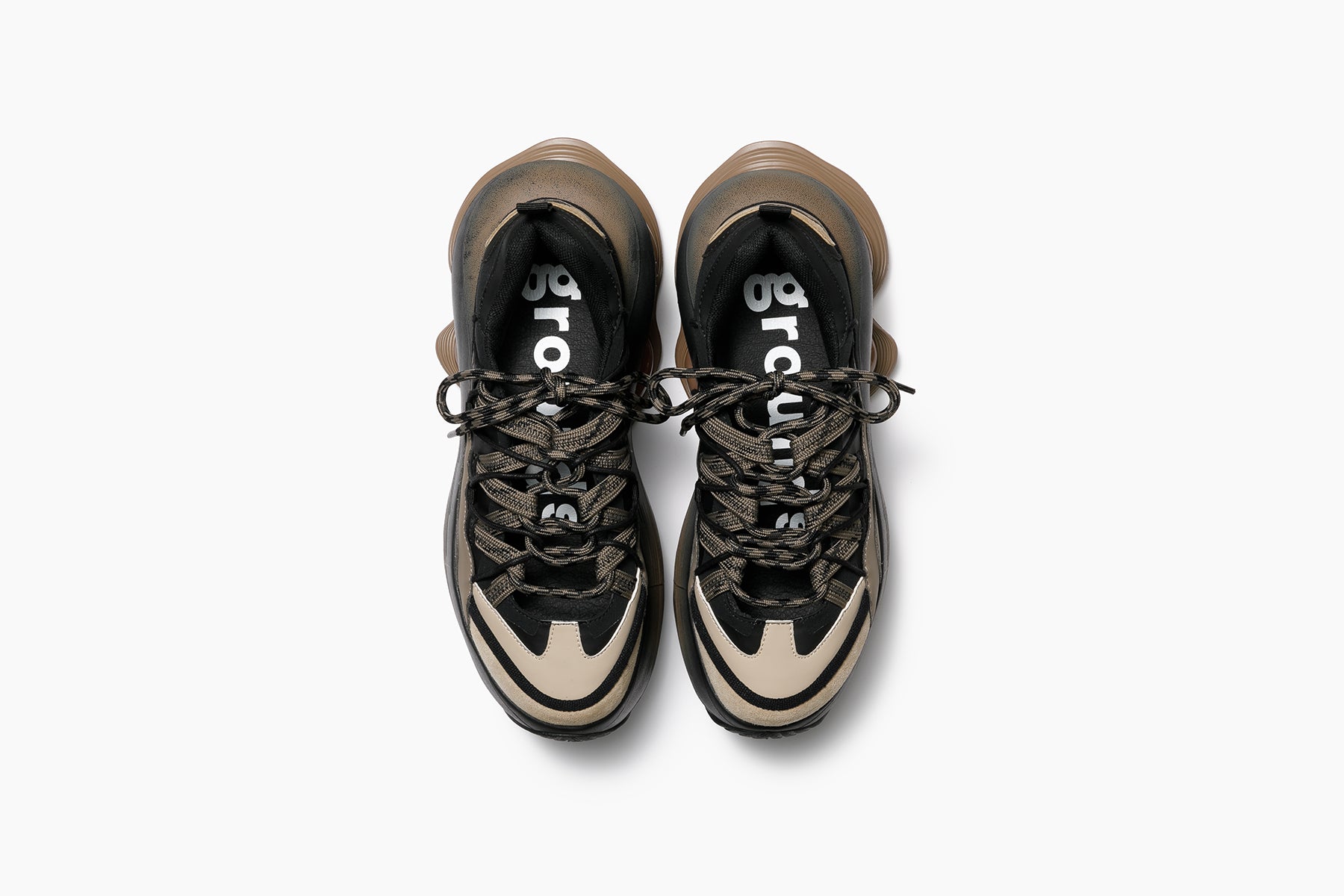 grounds JOG VISION FLUX OPEN LACE BROWN / SAND BLACK