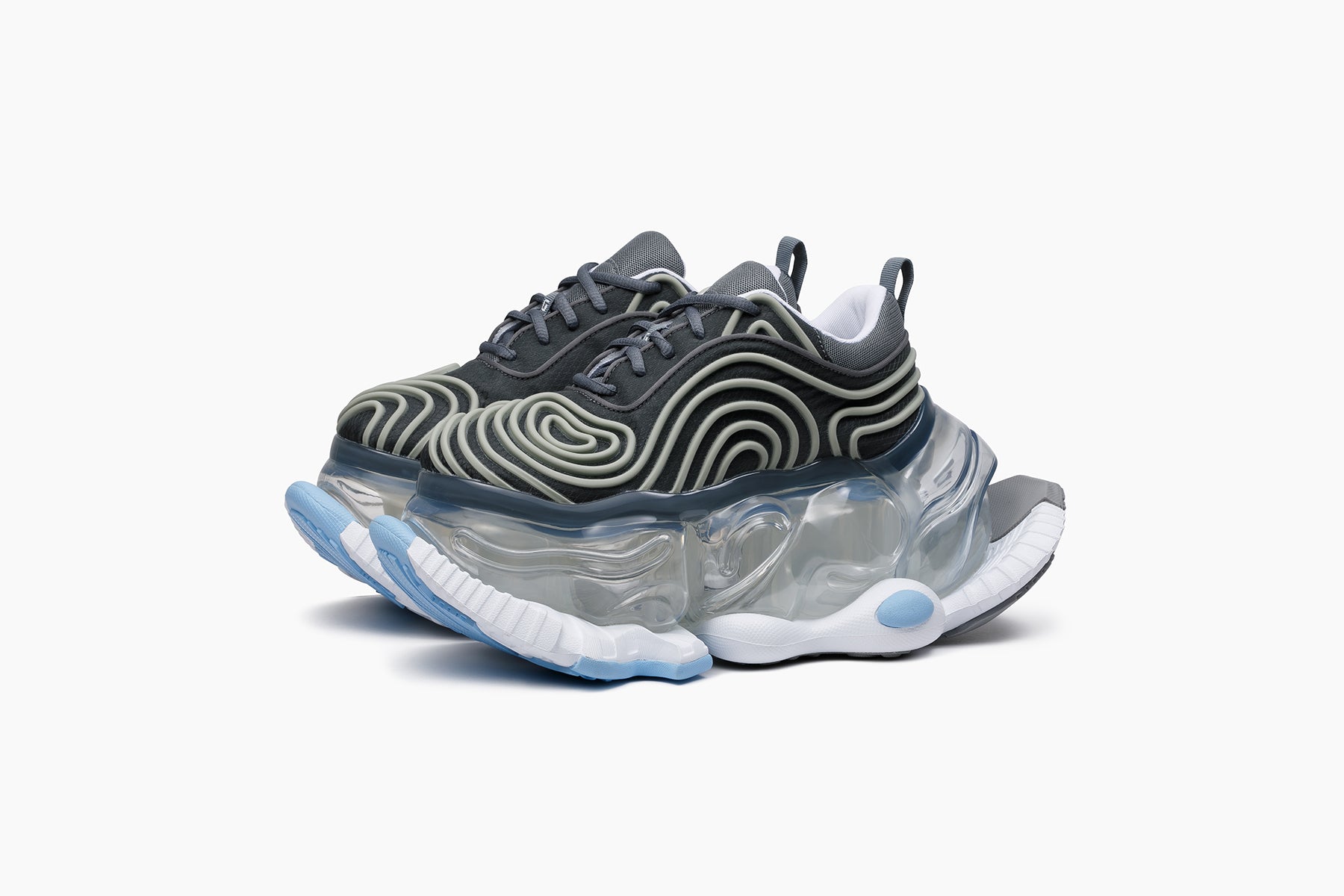 grounds SKYSCRAPER FALCON OPHIDIAN　GRAY / CLEAR ICE GRAY