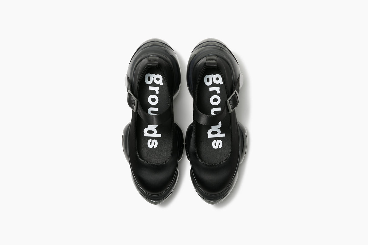 grounds LOOPIE LADY BLACK SATIN / BLACK