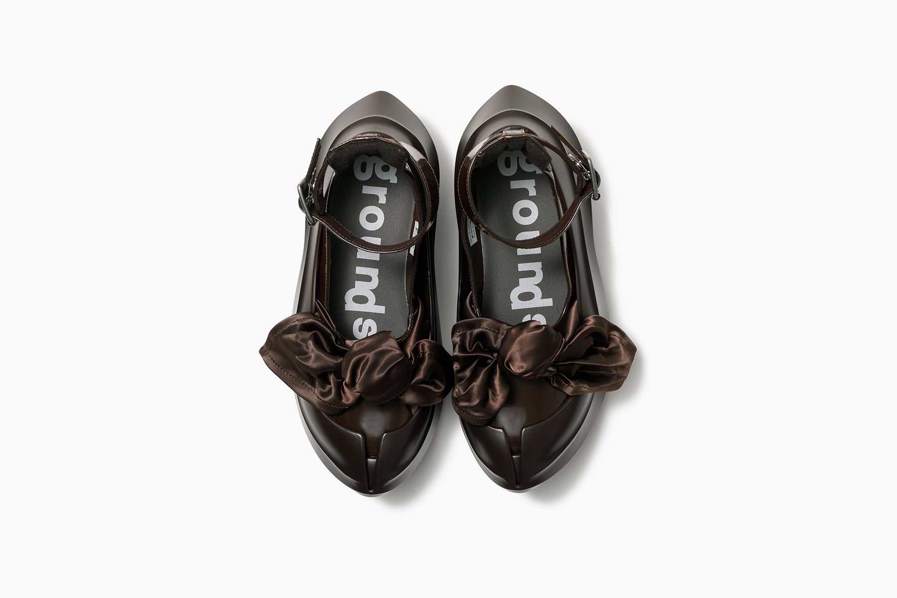 grounds ORCA HANKIE SANDAL DARK BROWN / DARK BROWN PAINT