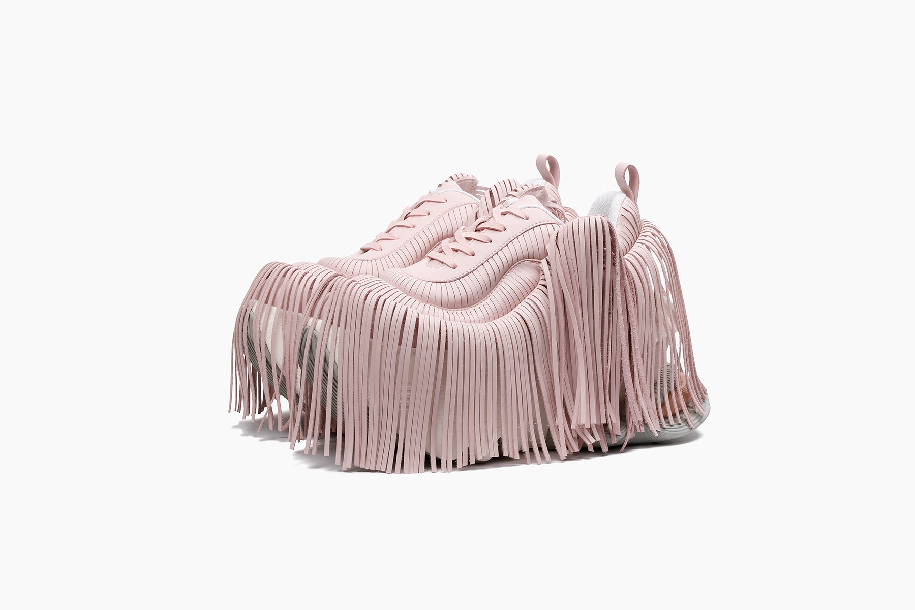 grounds JOG VISION FLUX FRINGLES LIGHT PINK / WHITE