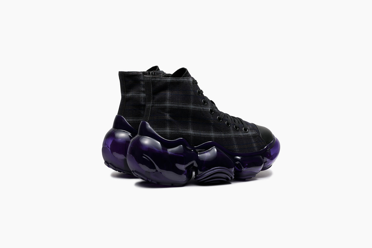 grounds MOOPIE HIGHCUT PURPLE PLAID / PURPLE
