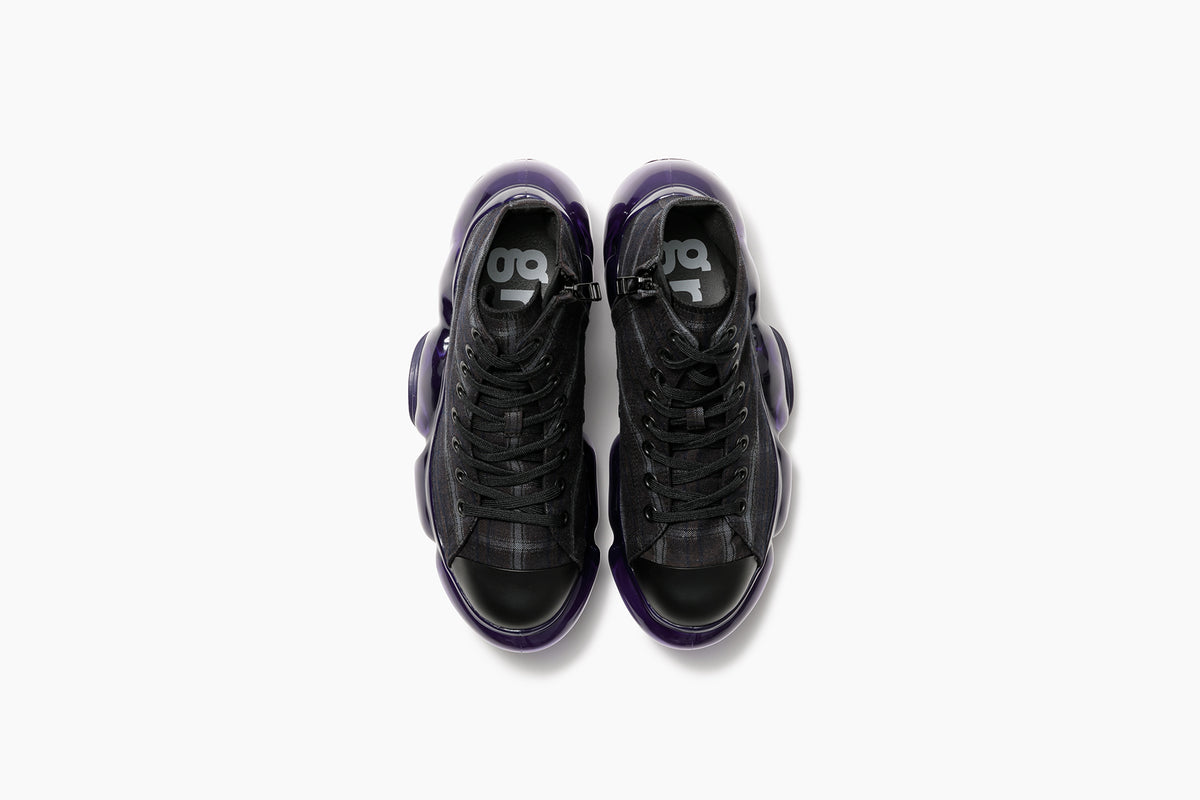 grounds MOOPIE HIGHCUT PURPLE PLAID / PURPLE