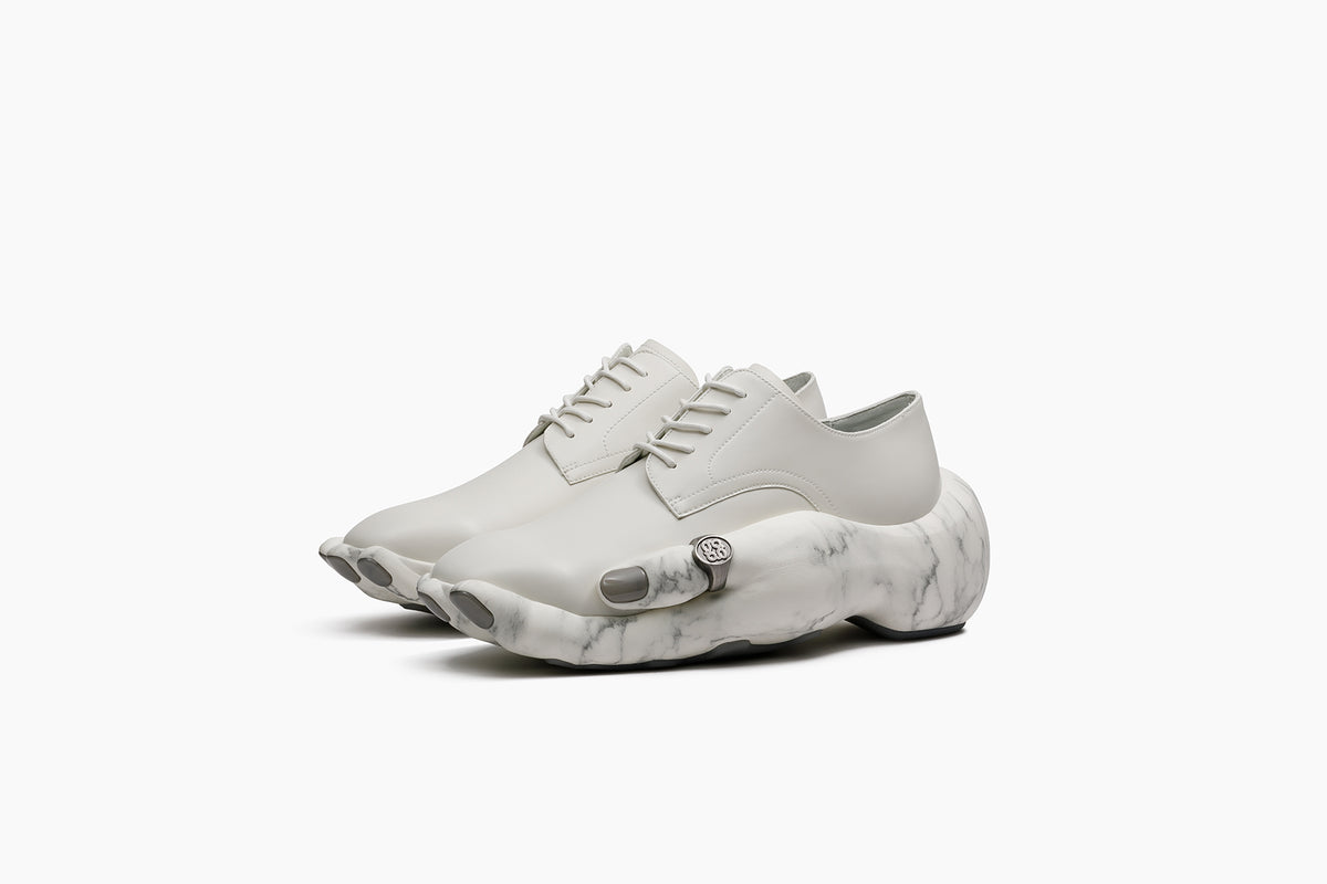 grounds MANUS GENTLEMAN INK WHITE / WHITE MARBLE