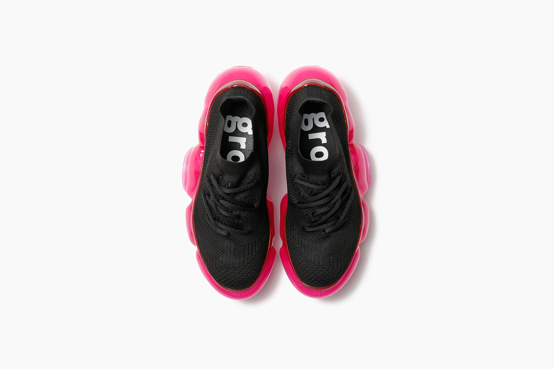 grounds MOOPIE BLACK / HOT PINK