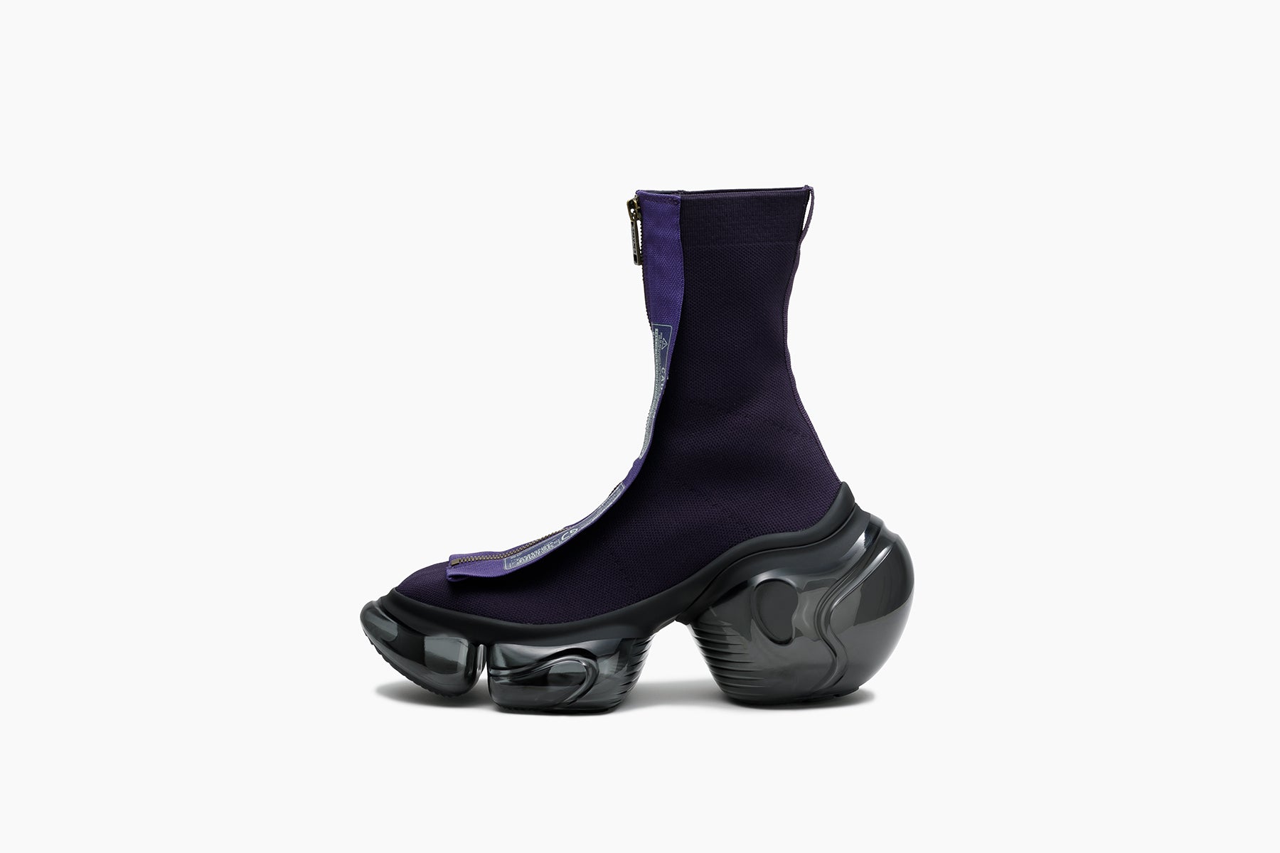 grounds LOOPIE CHAKO PRINT PURPLE / BLACK