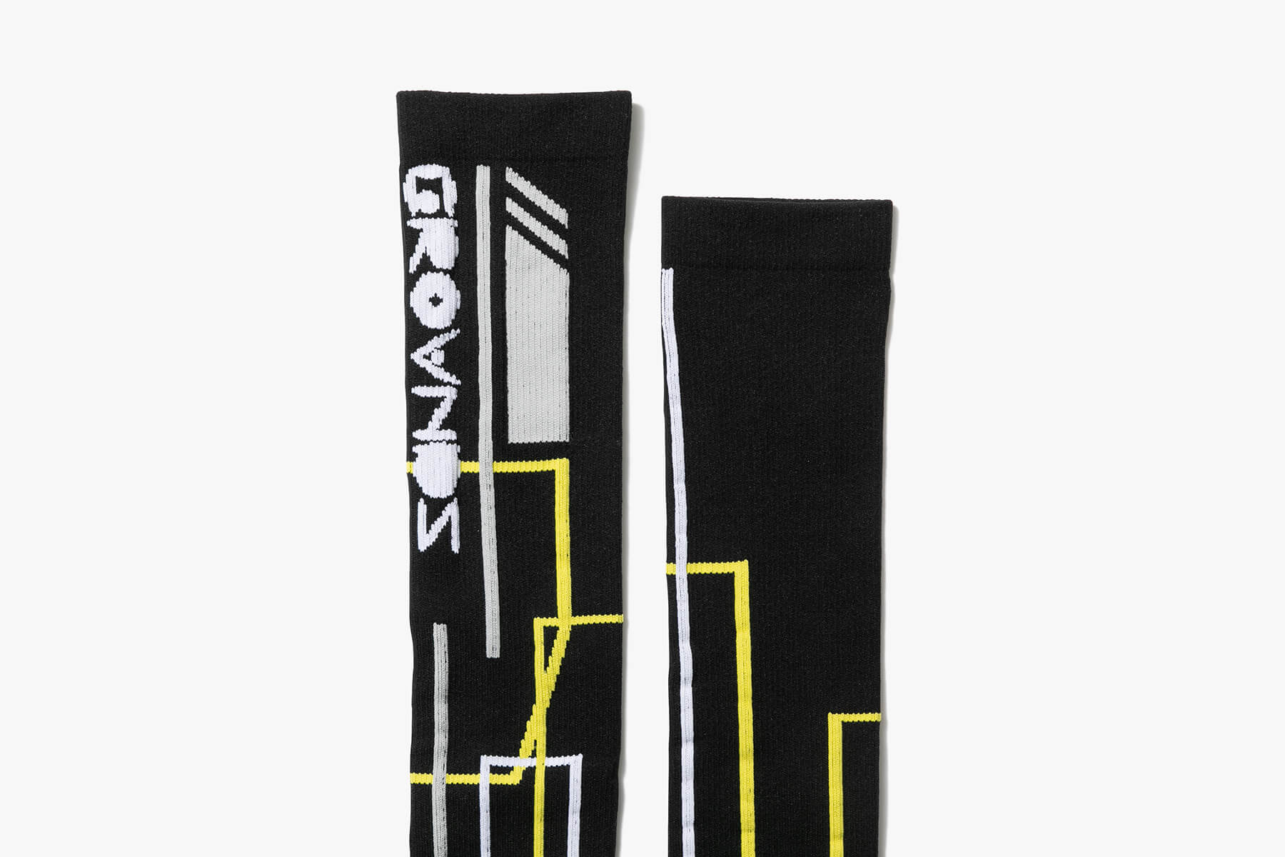 grounds OVER KNEE SOCKS - BLACK