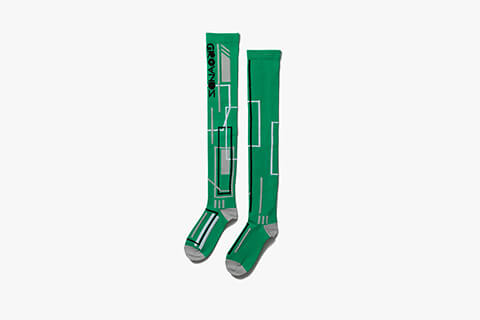 grounds OVER KNEE SOCKS - GREEN-side