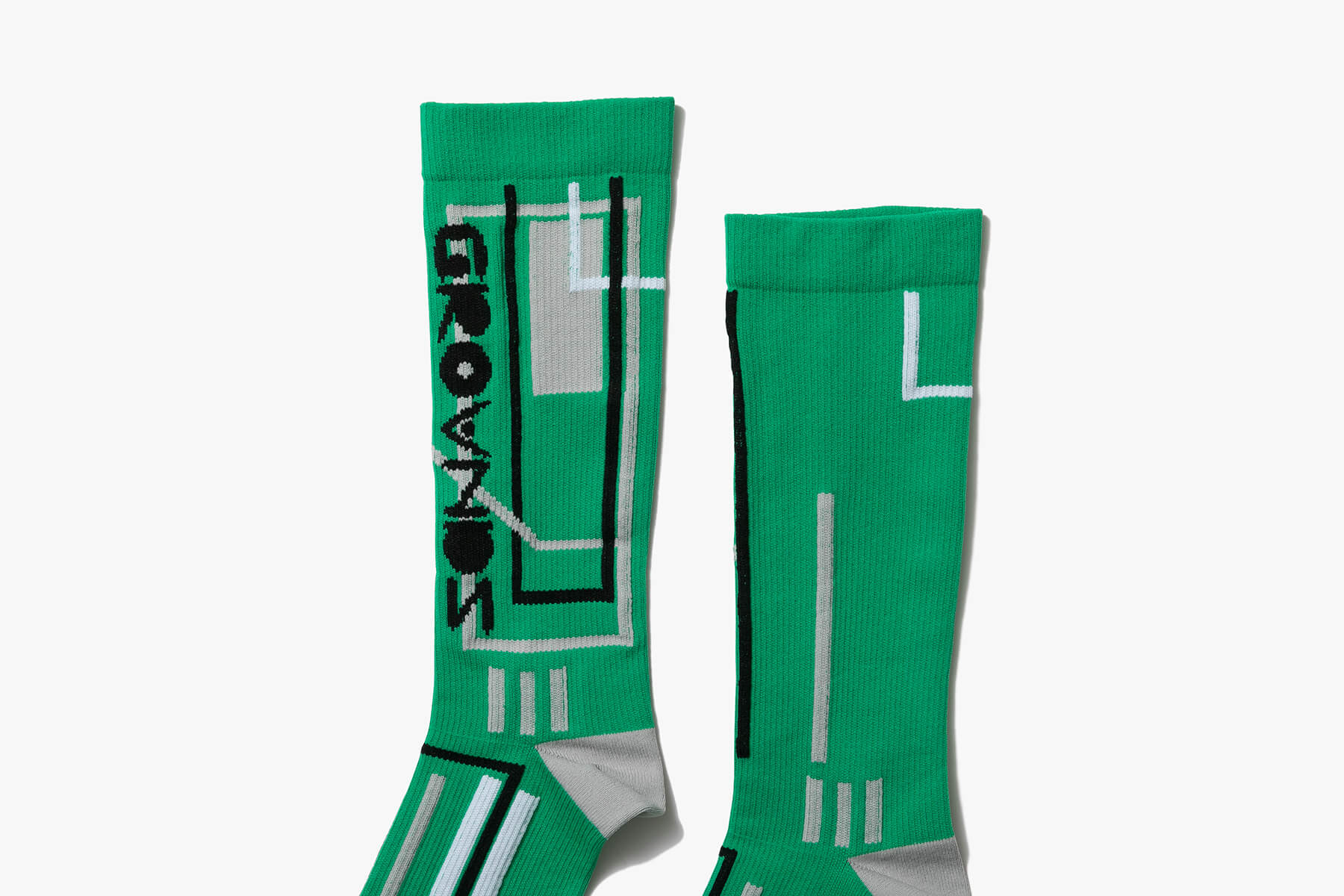 grounds HIGH CUT SOCKS - GREEN