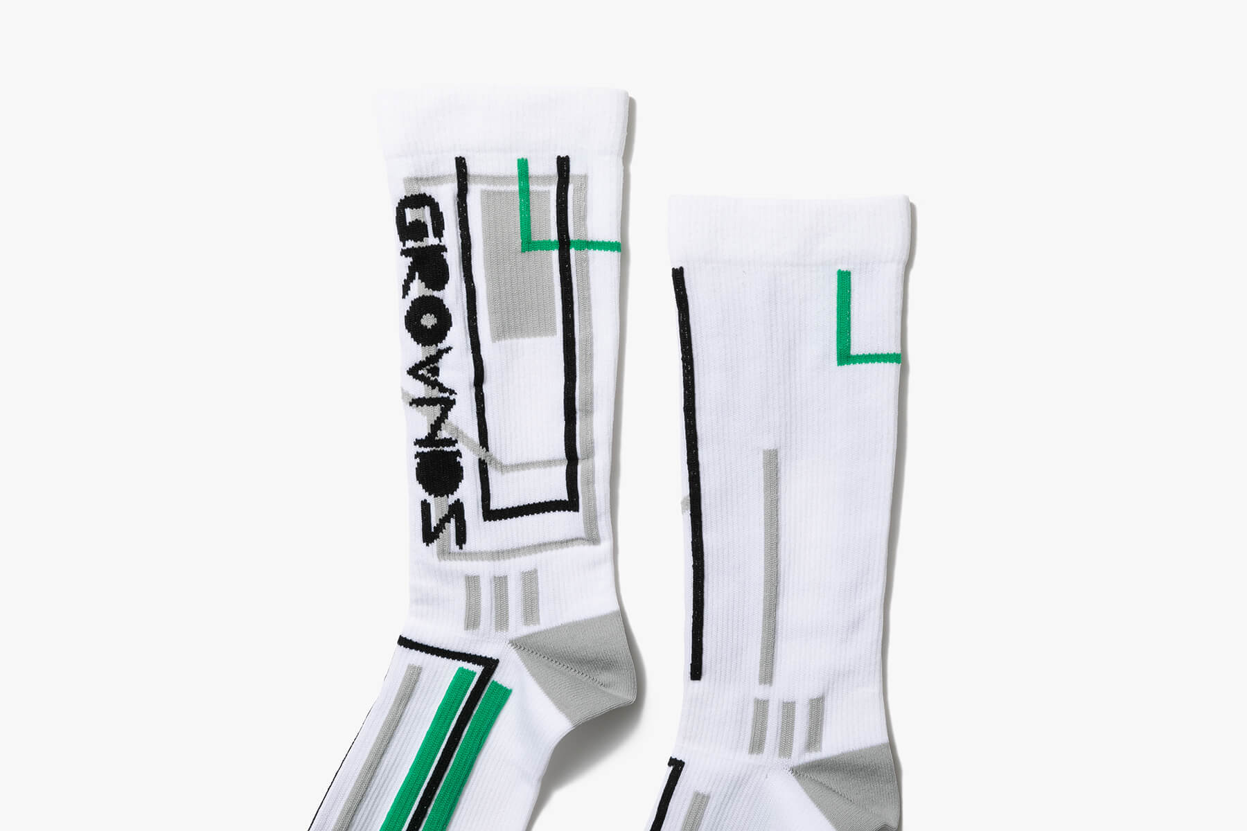 grounds HIGH CUT SOCKS - WHITE